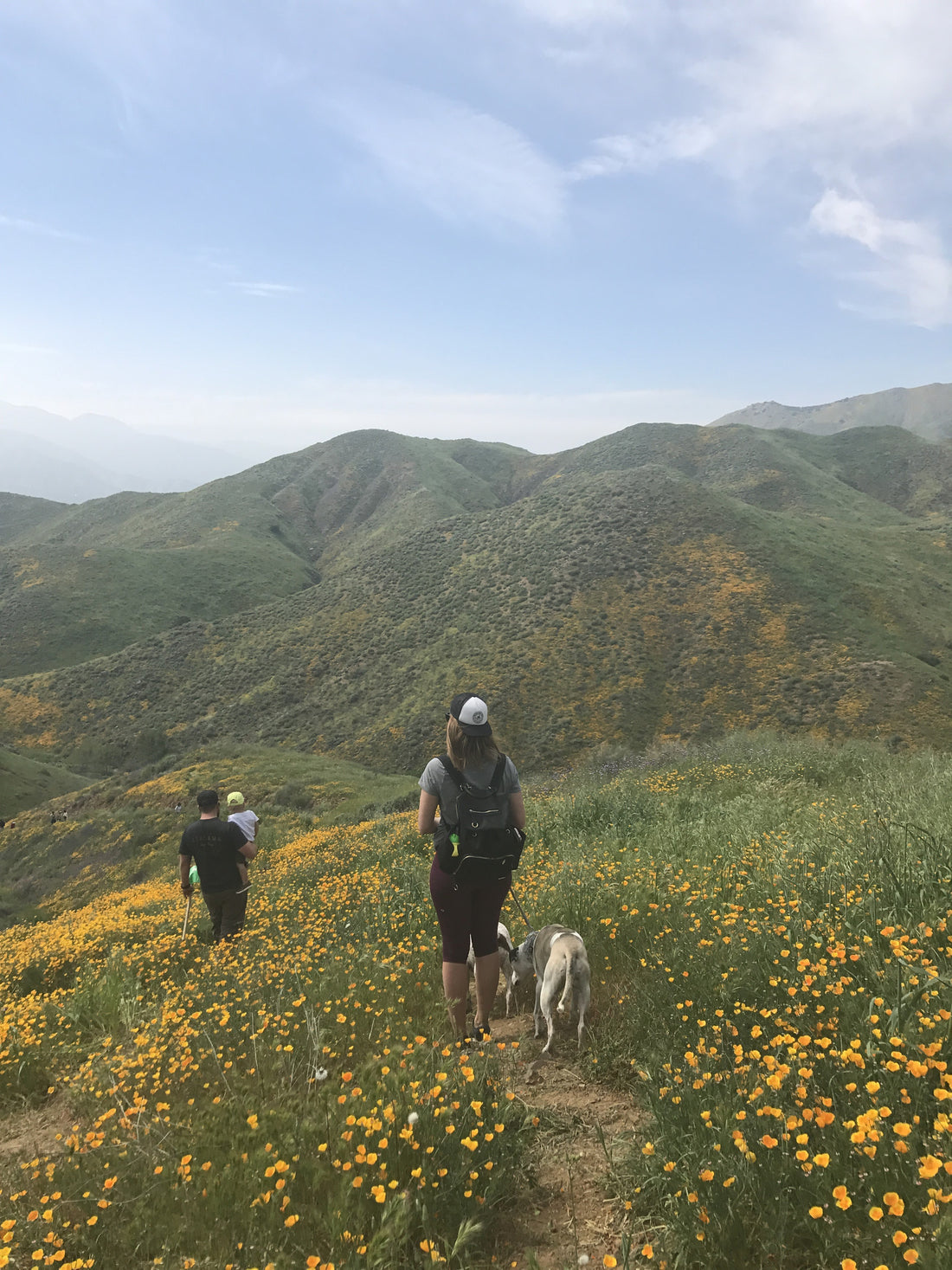 Thread Spun founders take a break from surfing to hike Southern California.