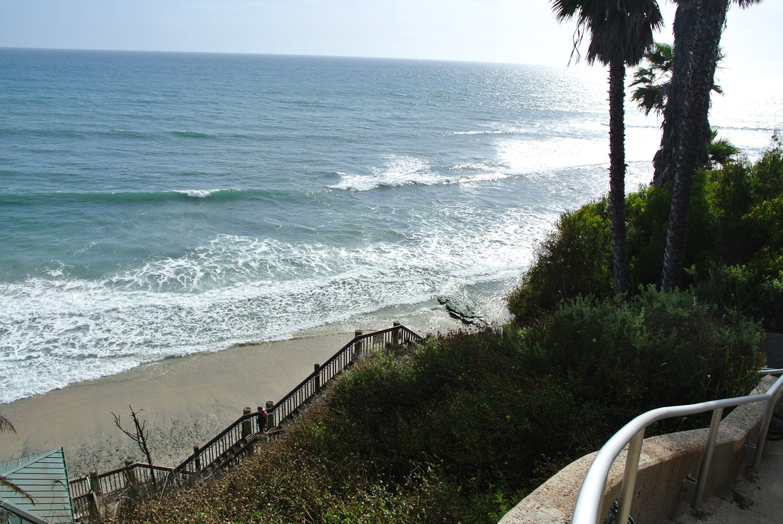 Swami's beach and surf break