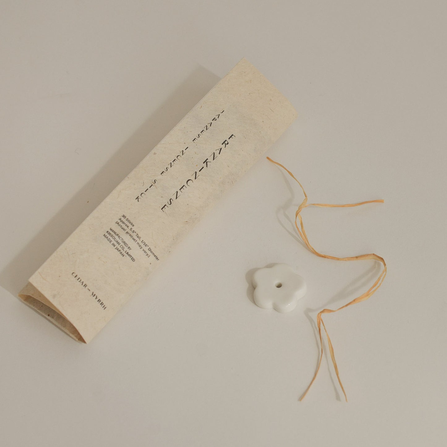 Hand Rolled Frankincense Incense with Holder