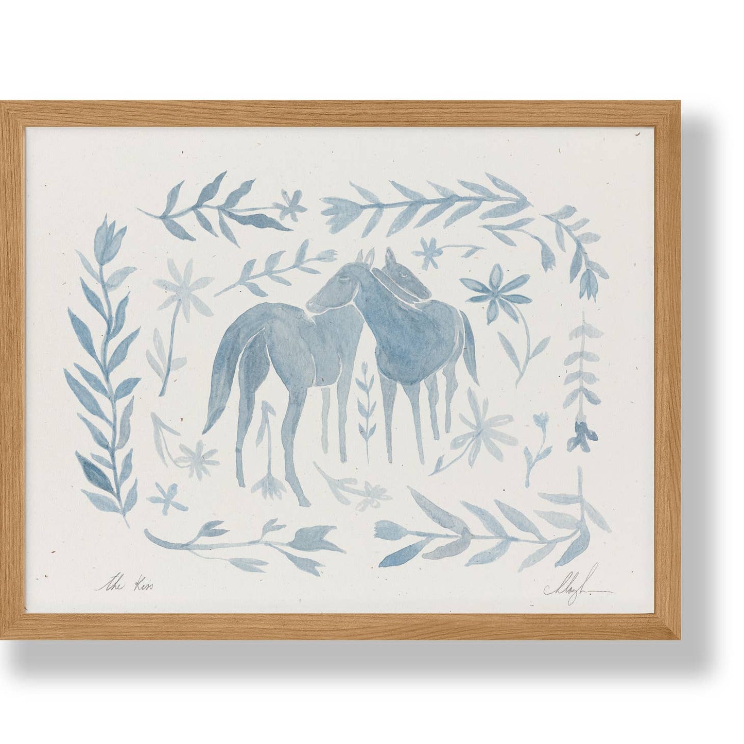 The Kiss Print by Coco Shalom. Prints are made with 100% recycled paper, containing 30% post consumer waste, produced with 100% green power and 0% BS.