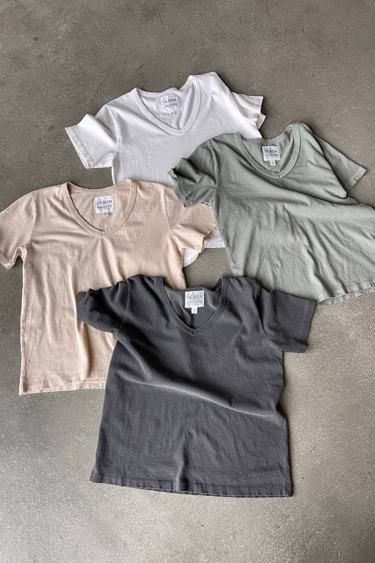 A classic cut organic vintage boy tee with the perfect v-neck. It is gently distressed for that gorgeous vintage look but without the smell, and has the most flattering relaxed fit. Made with organic cotton in LA.