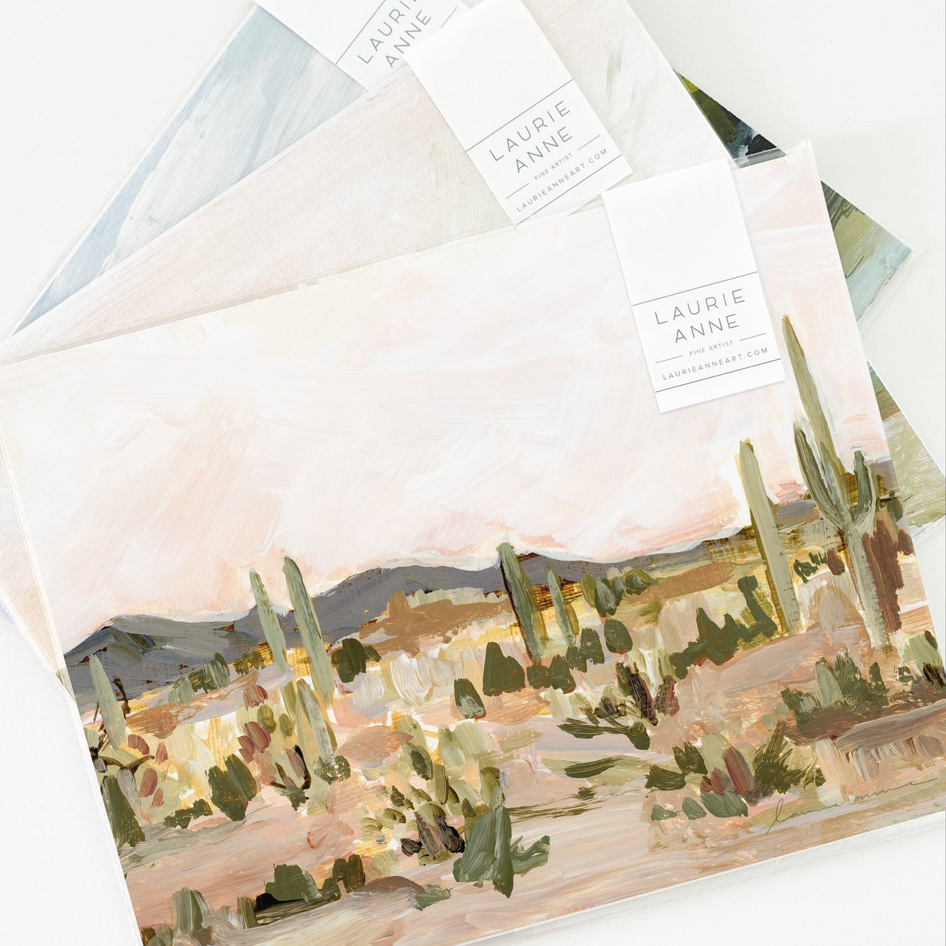 This Giclee Fine Art Print was created from Laurie Anne's original acrylic painting and is printed on a luxurious, gallery-quality matte canvas paper. This is an unframed print - frame is not included. Each print has her artist signature on it in the lower left or right corner.