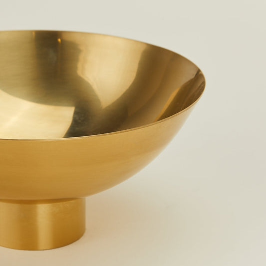Footed Brass Bowl