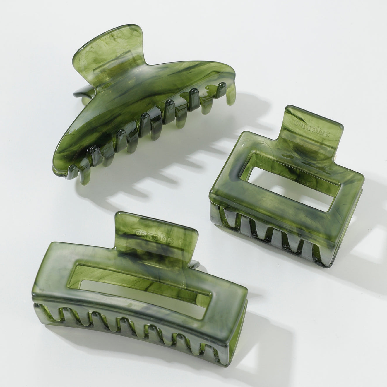 Jade Claw Clip