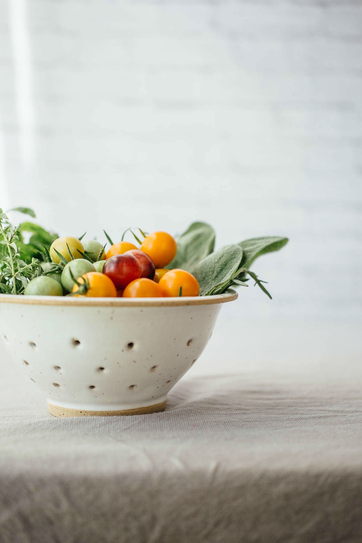 Perfect for rinsing and storing your berries, tomatoes, etc. Each item is made individually in Olympia, Washington.