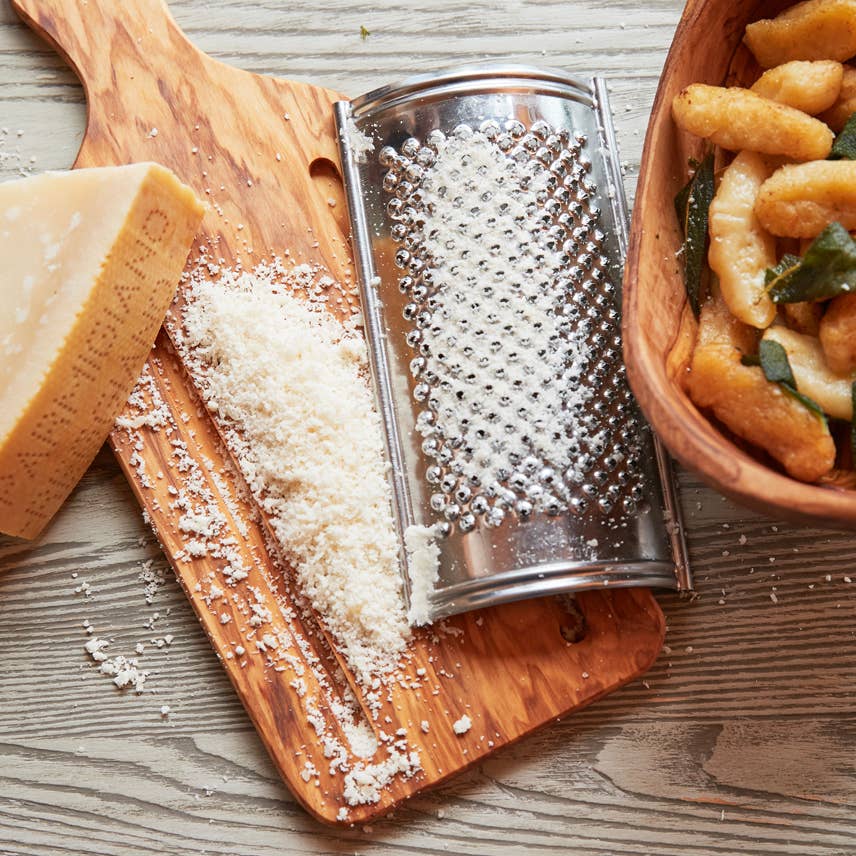Olive Wood Flat Cheese Grater