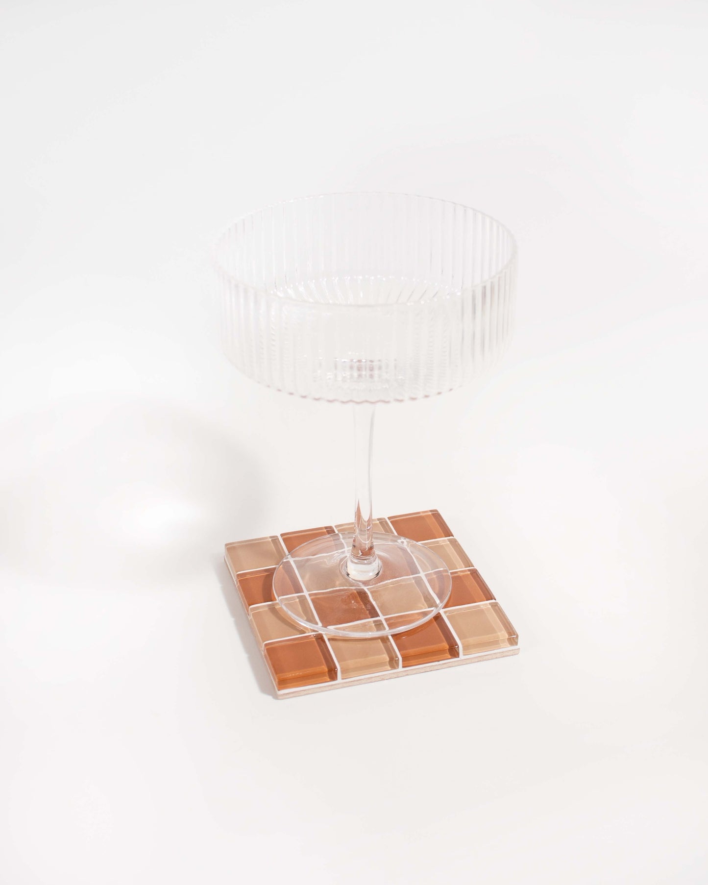 Handcrafted coasters made with high quality glass tiles. They don't just have to be a coaster though, use them for whatever your heart desires honestly. They're just dreamy little pops of color for your space!