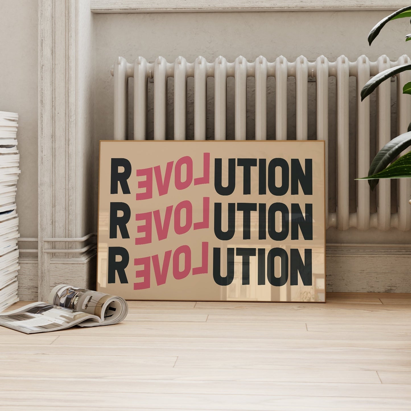 Revolution Print. Printed on high quality 230gsm matte paper. lune club