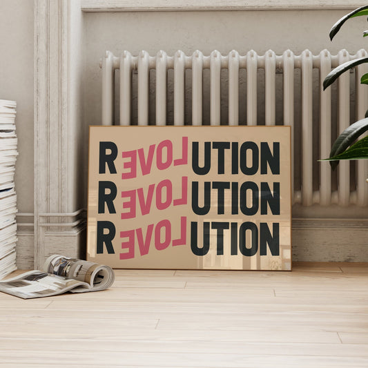 Revolution Print. Printed on high quality 230gsm matte paper. lune club