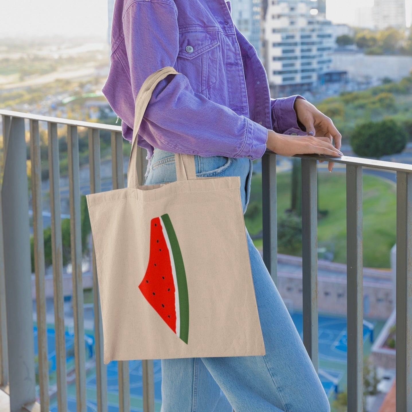 Freedom Melon Tote Bag