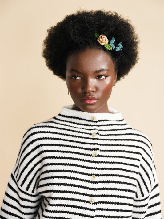 Hansel from Basel Butterfly Garden Crochet Hair Clips