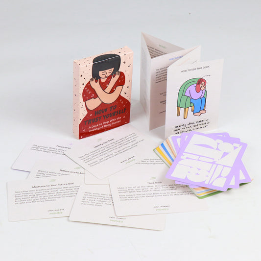 This deck, created with Kathleen Wonacott, LCSW, asks readers to dig deeper into the roots of their anxieties so that they can move through them with self-compassion and insight.