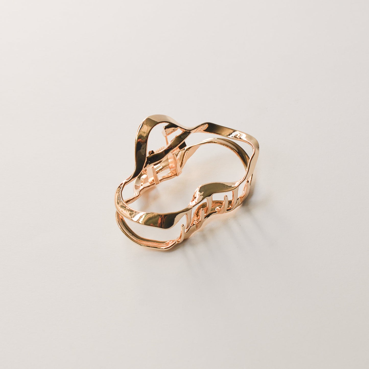 Wave Metal Claw Clip