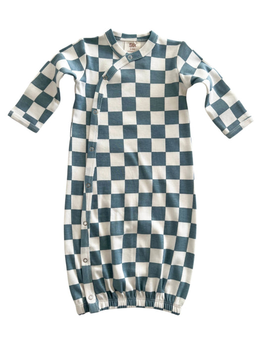 Checker Sleeper Gown