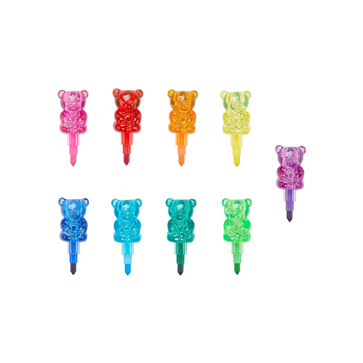 OOLY Bunch O' Bears Stacking Crayons