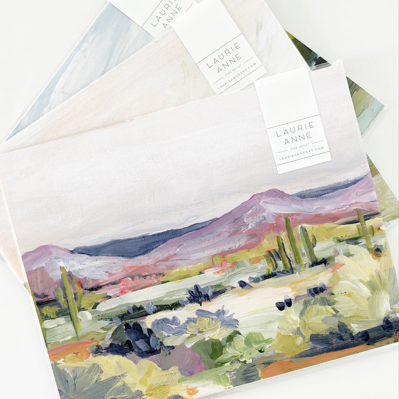 This Giclee Fine Art Print was created from Laurie Anne's original acrylic painting and is printed on a luxurious, gallery-quality matte canvas paper. This is an unframed print - frame is not included. Each print has her artist signature on it in the lower left or right corner.