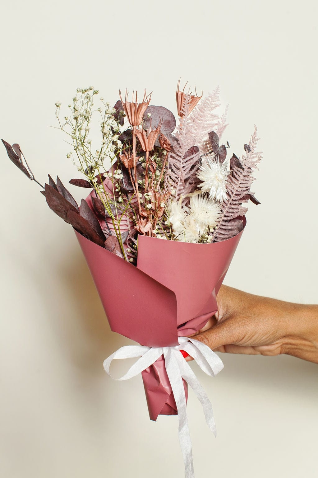 Sugar Plum Mini Dried Floral Bouquet