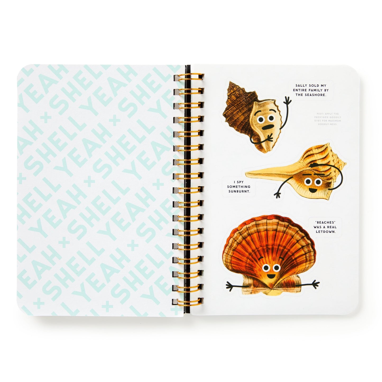 Shell Yeah Googly Eye Sticker Book