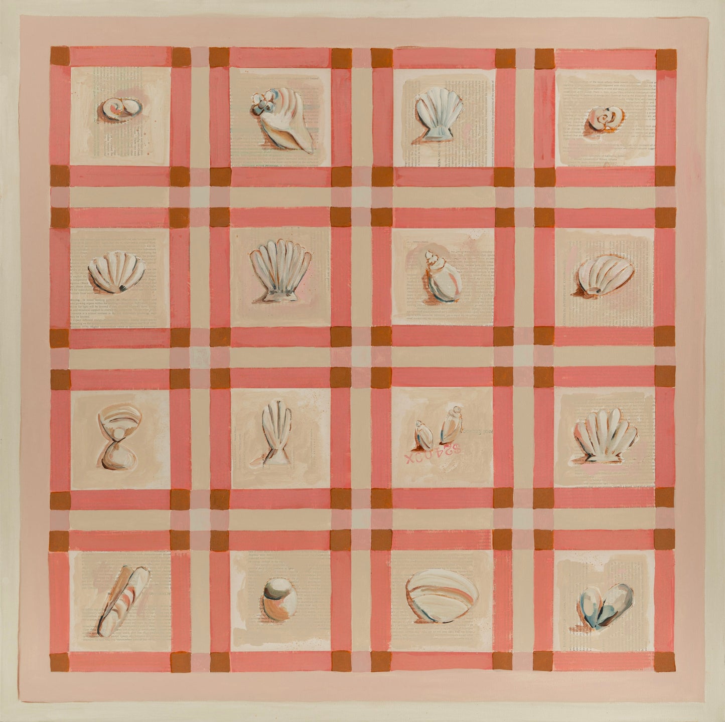Shells Quilt Print