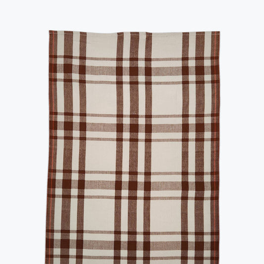 Plaid tea towels, handwoven in Chiapas, Mexico.