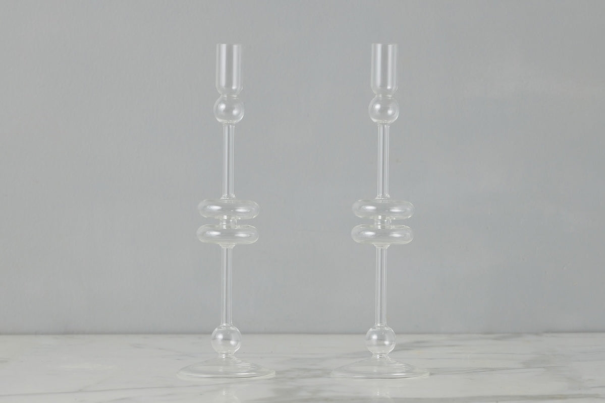 Glass Candlestick