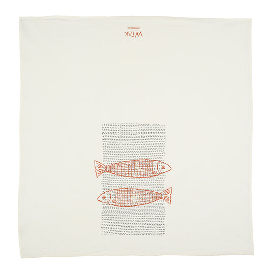 Silk Screen Tea Towel