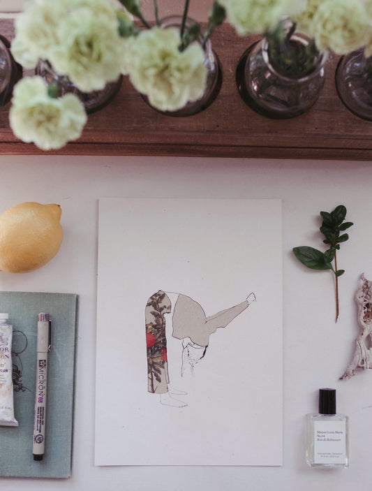 Fancy Pants Print by Coco Shalom. Prints are made with 100% recycled paper, containing 30% post consumer waste, produced with 100% green power and 0% BS.