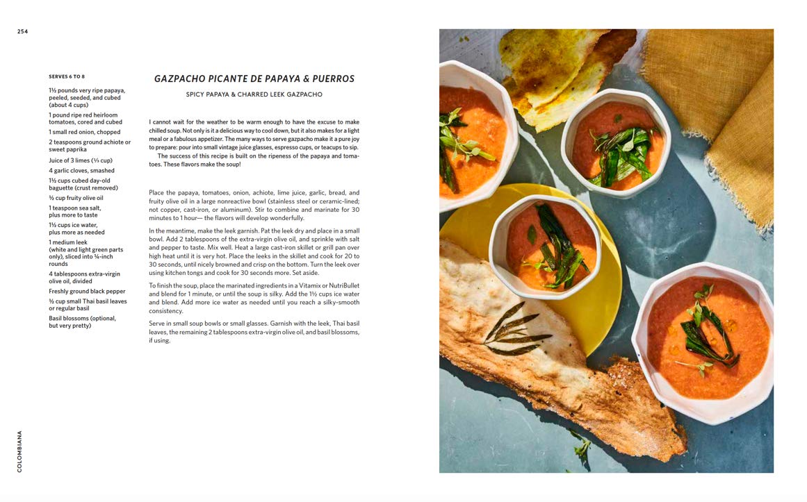 Mariana Velásquez, a native of Bogotá, pays homage to her native country with this vibrant, visually stunning cooking, the first dedicated solely to Colombian food, featuring 100 recipes that meld the contemporary and the traditional.