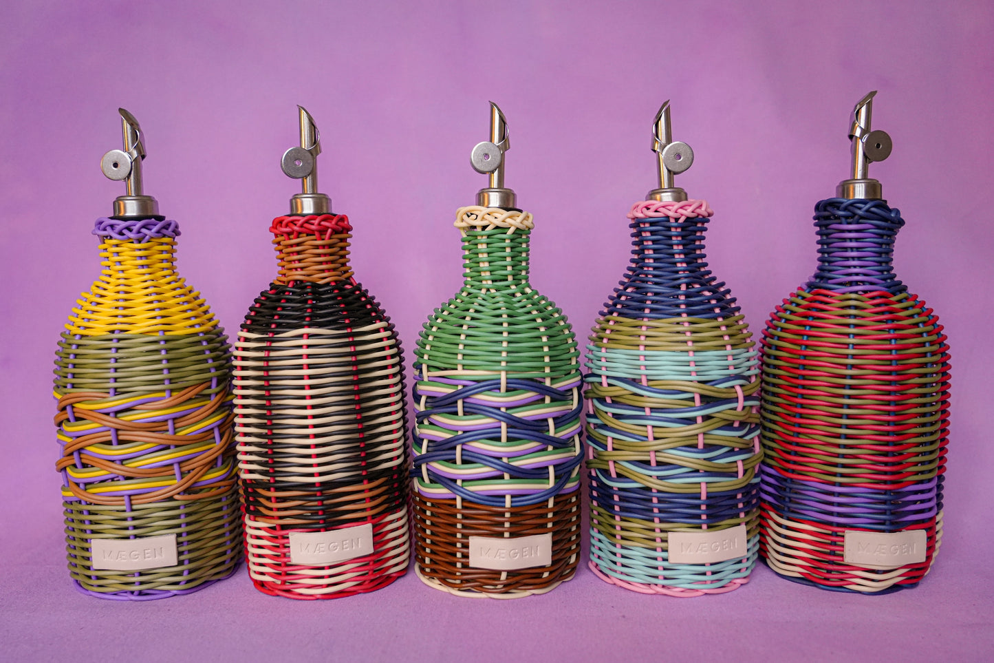 Hand Woven Oil Cruet