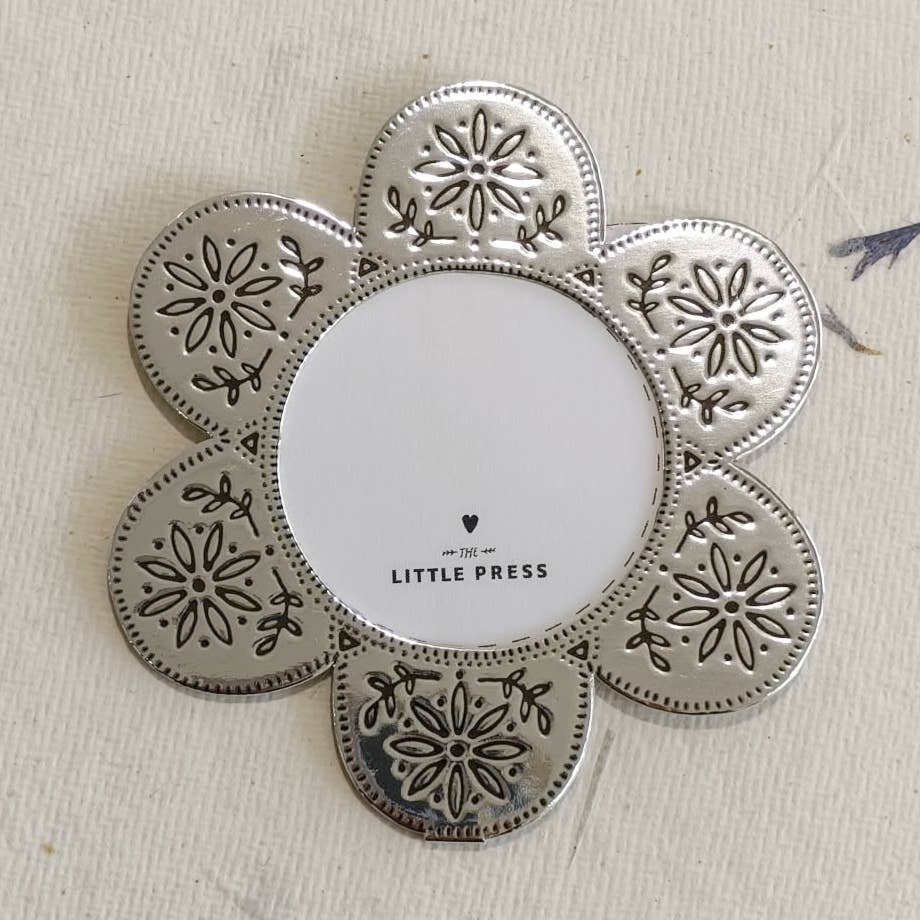 Faux Tin Picture Frame