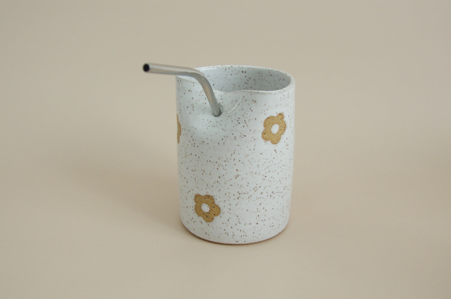 Ceramic Straw Cup