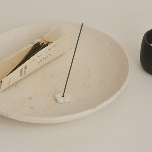 Hand Rolled Hinoki Incense with Holder