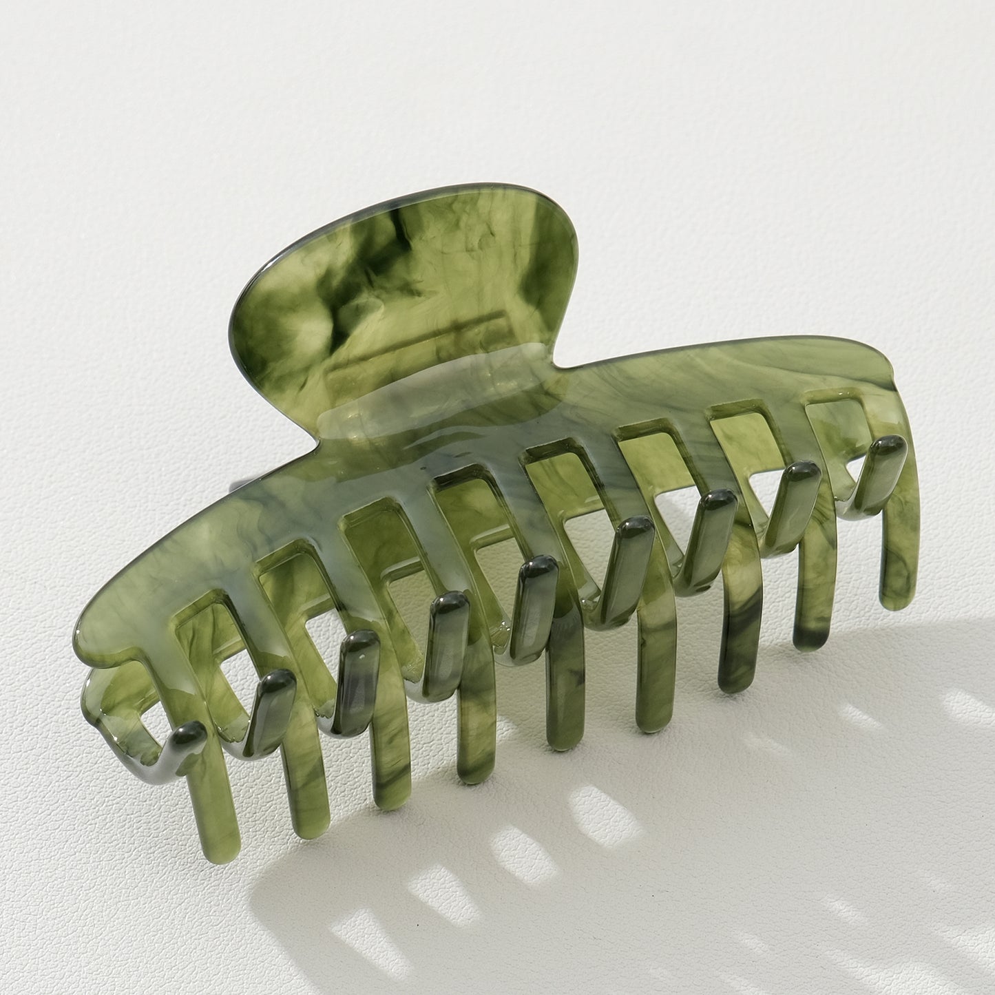 Large Jade Claw Clip