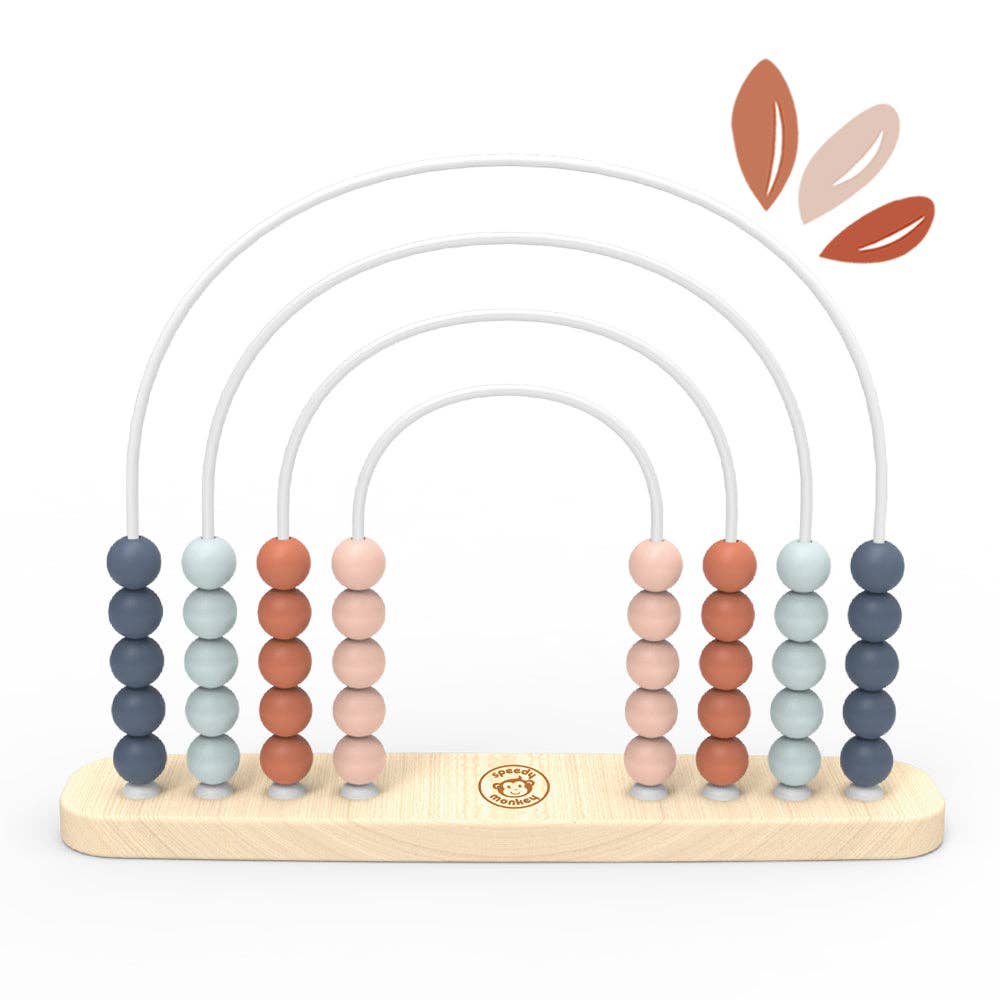 The colorful wooden roller abacus toy encourages your little one to develop hand-eye coordination, color differentiation and improve creativeness. This toy is crafted from sustainably sourced wood from fsc® certified forests.