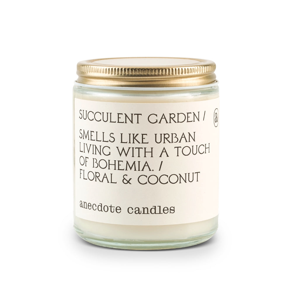 Succulent Garden Candle