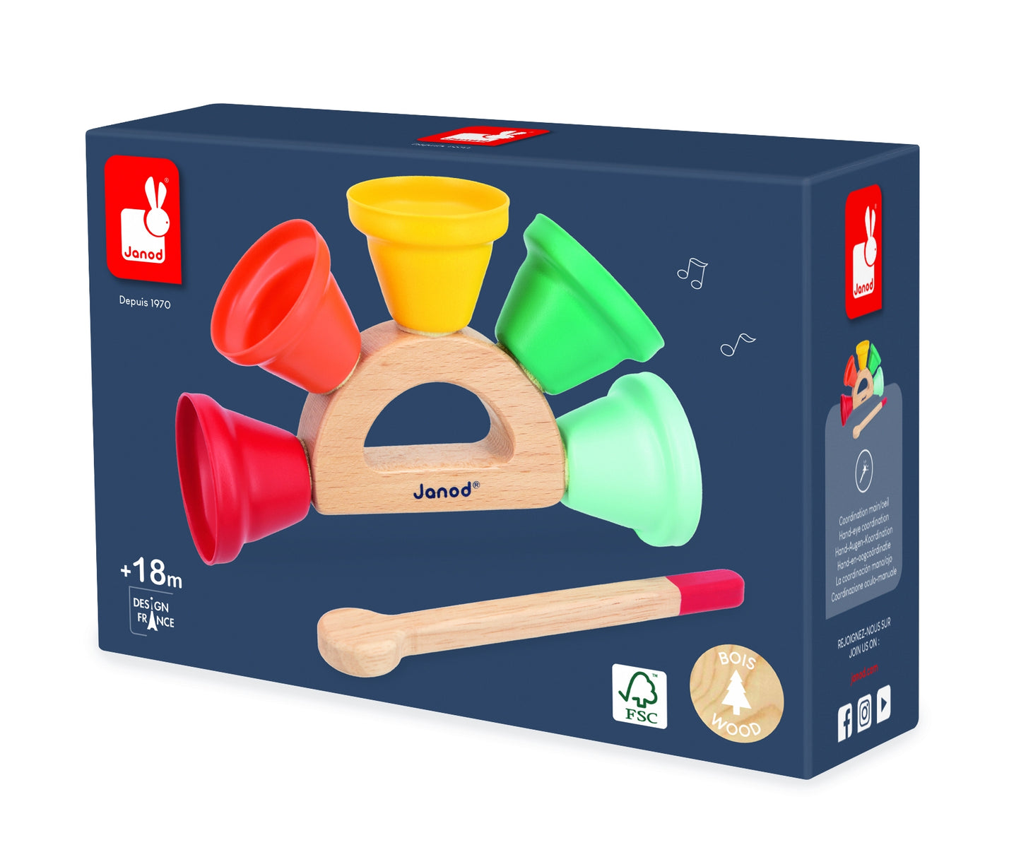 Janod Gioia Bells Musical Toy