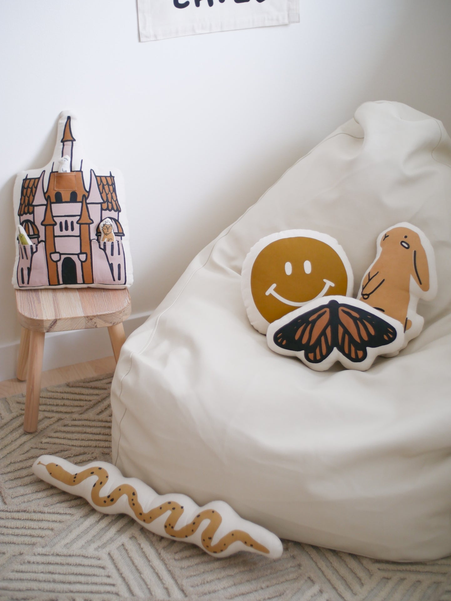 Snake Canvas Pillow