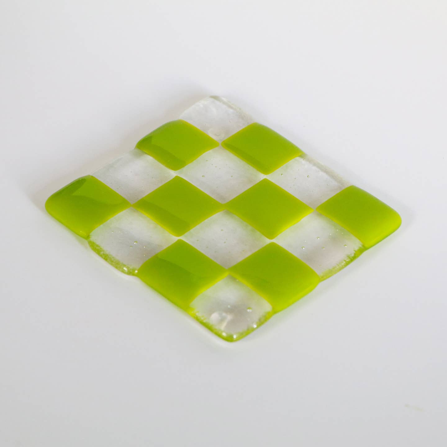 Glass Checker Coaster