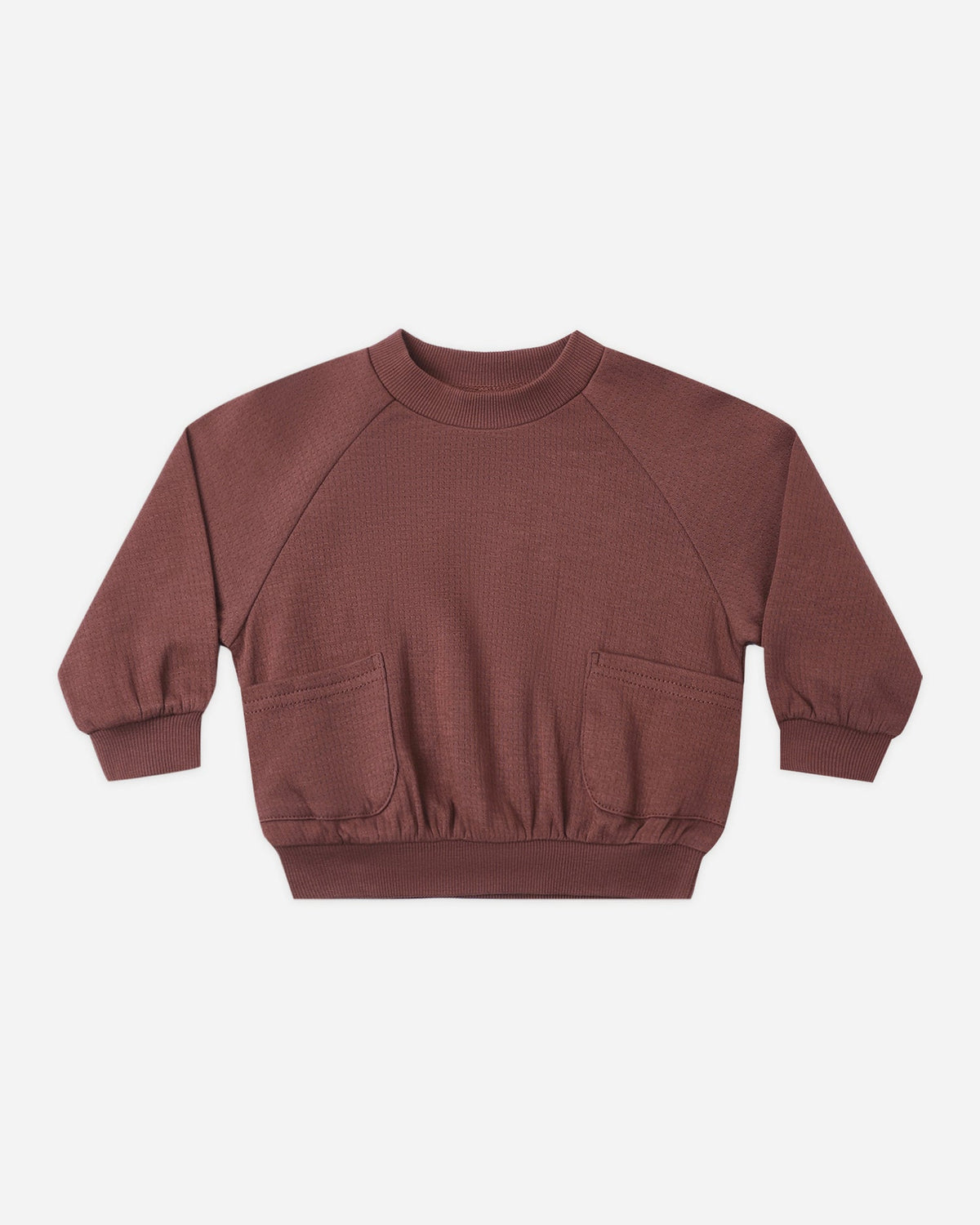 Black Cherry Pocket Sweatshirt