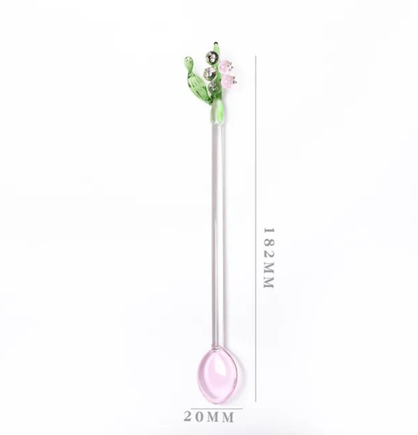 Flower Glass Stirring Spoon