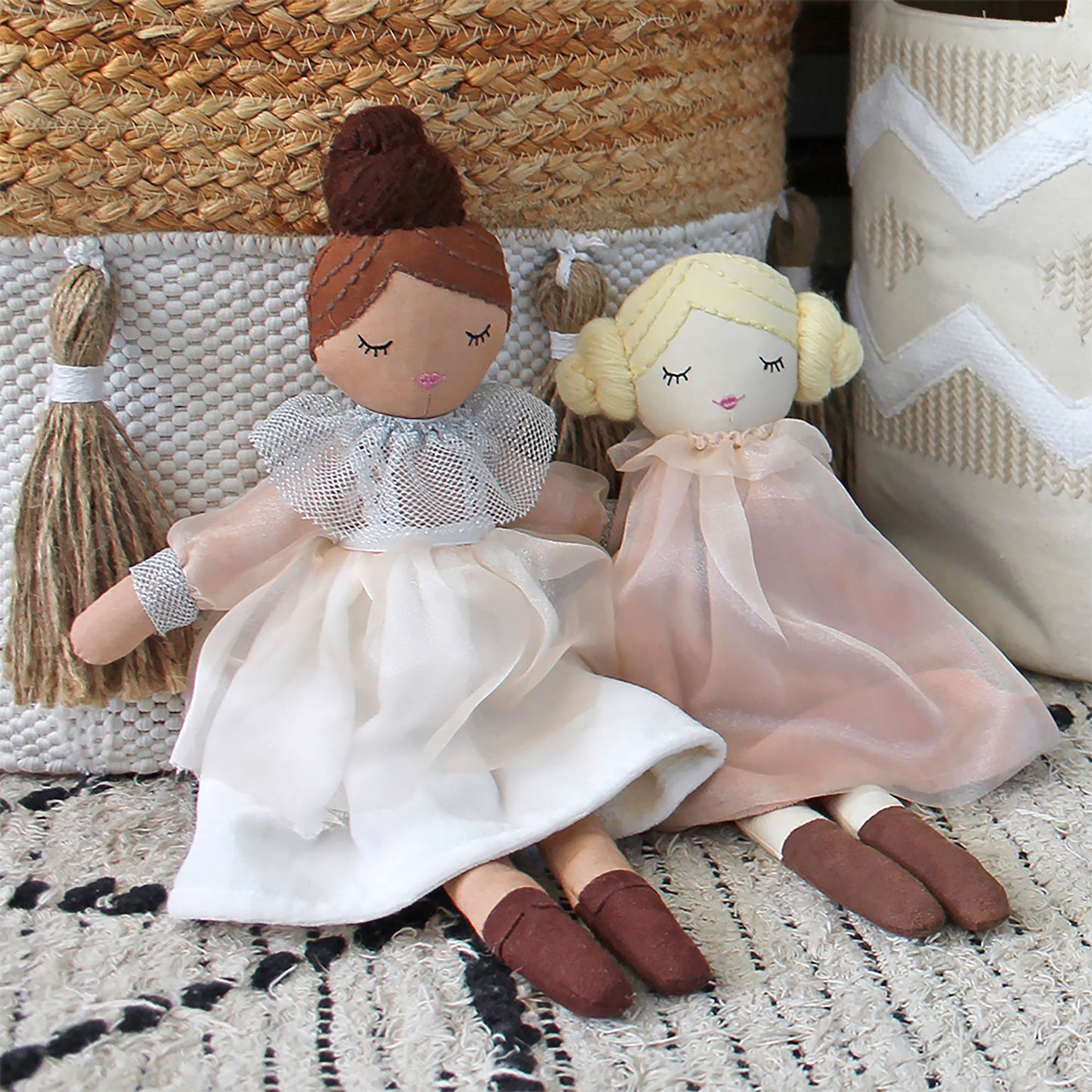 Princess plush doll by crane baby