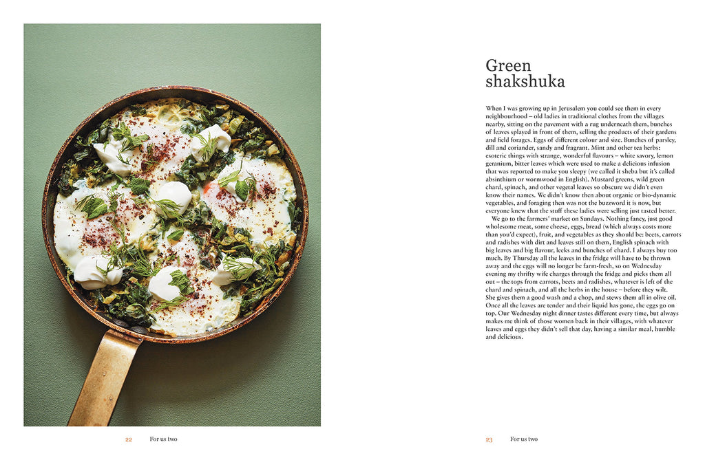 Brought to you by the award-winning chefs behind the Honey & Co. empire, Sarit Packer and Itamar Srulovich present simple and delicious Middle Eastern dishes that are easy to make and a pleasure to serve. Wholesome, fresh and seasonal ingredients are organized into chapters depending on how many you're cooking for.