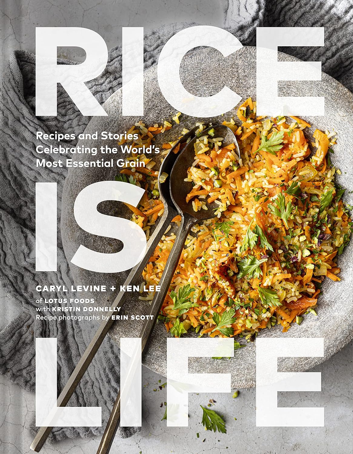 In RICE IS LIFE, rice visionaries and founders of Lotus Foods, Caryl Levine and Ken Lee, share 65 recipes that showcase the grain in easy-to-cook meals from around the world. This cookbook captures the diversity of flavors and helps transform simple, gluten-free pantry staples into flavorful and nourishing dishes.