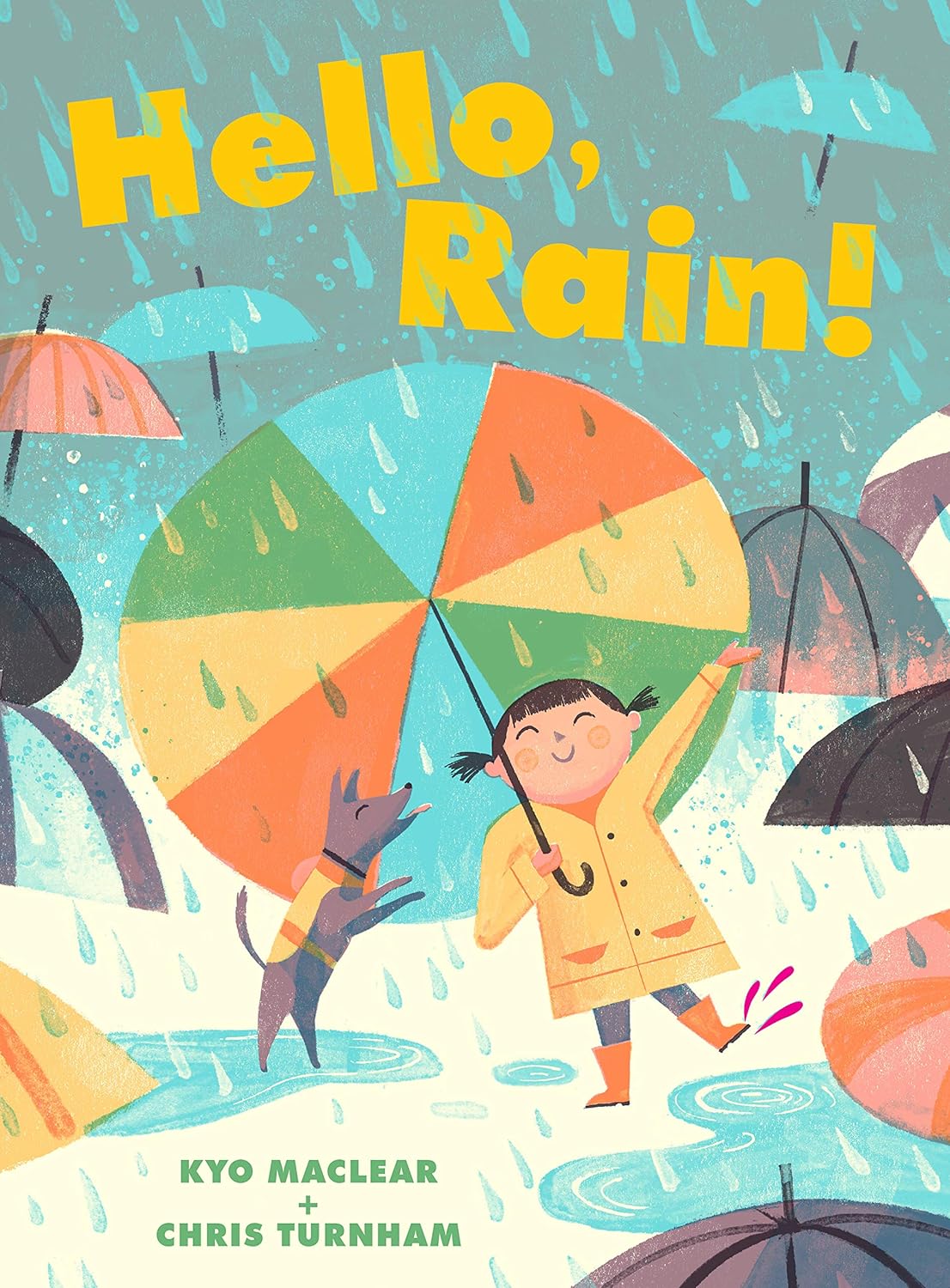 A picture book celebrating all the reasons to love the rain! Flowers bloom in the garden. Umbrellas bloom on the streets. There are puddles for jumping and, later, a cozy home for hot chocolate and books. From international acclaimed writer Kyo Maclear and printmaker Chris Turnham