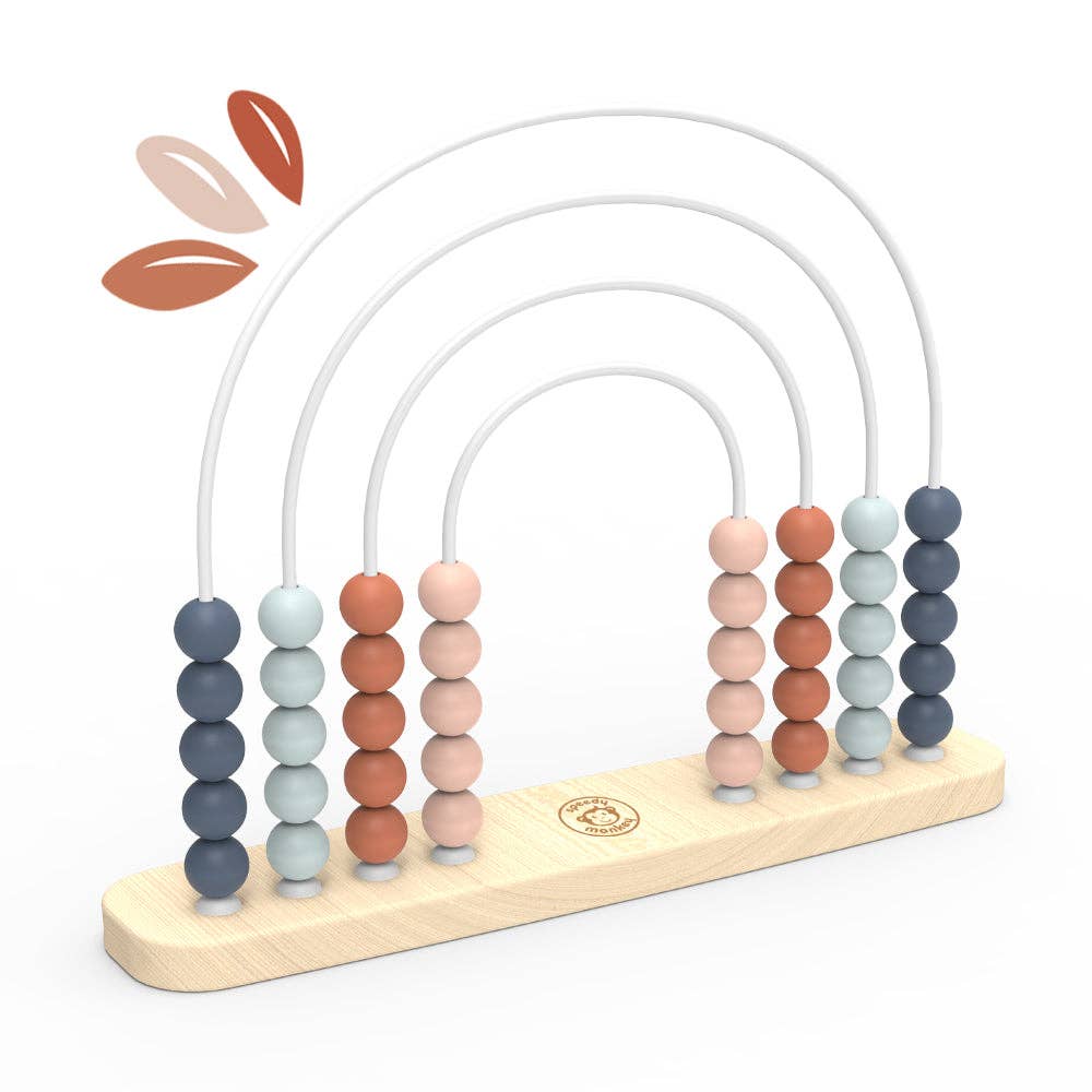 The colorful wooden roller abacus toy encourages your little one to develop hand-eye coordination, color differentiation and improve creativeness. This toy is crafted from sustainably sourced wood from fsc® certified forests.