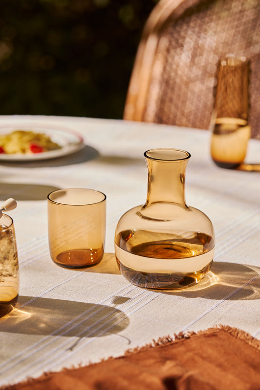 glass bedside carafe