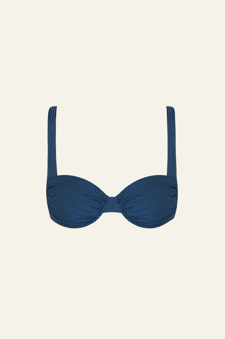 belamer aless bra bikini top in midnight blue