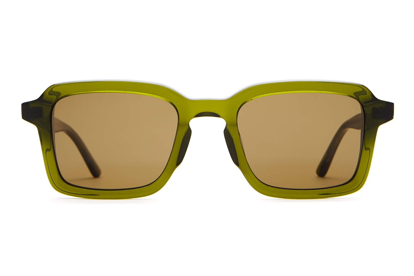 The Heavy Tropix looks great on just about everyone. Thin, adjustable temples allow for a comfortable, more universal fit. Handcrafted bioacetate frames—biodegradable, plant-based, earth-friendlier. Rx-ready.