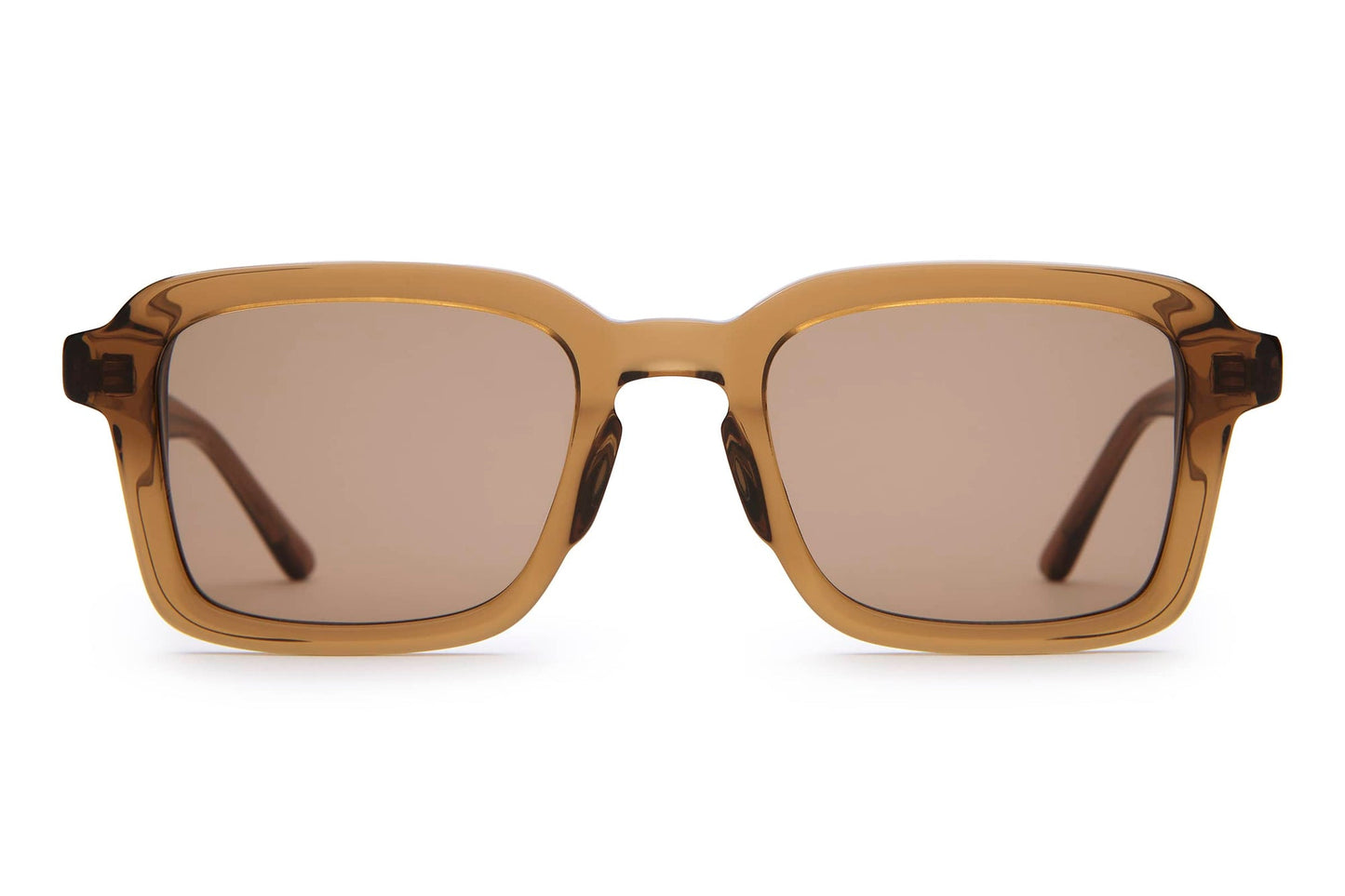 The Heavy Tropix looks great on just about everyone. Thin, adjustable temples allow for a comfortable, more universal fit. Handcrafted bioacetate frames—biodegradable, plant-based, earth-friendlier. Rx-ready.
