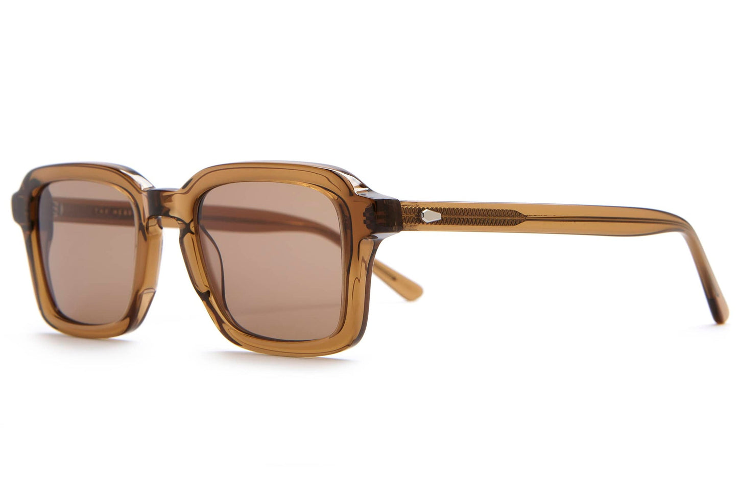 The Heavy Tropix looks great on just about everyone. Thin, adjustable temples allow for a comfortable, more universal fit. Handcrafted bioacetate frames—biodegradable, plant-based, earth-friendlier. Rx-ready.